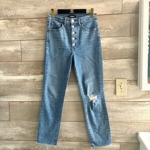 NWOT EXPRESS Slim Super High Rise Jeans